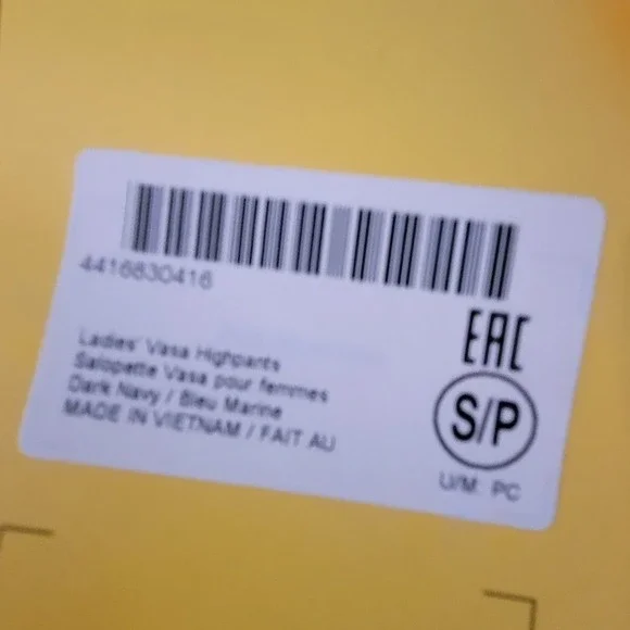 Ski-Doo Vasa Highpants Women's Dark Navy Size S Snow Bib for Snowmobile - Picture 4 of 8